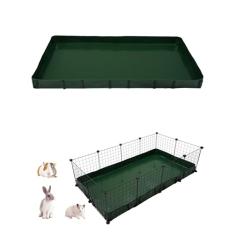 GINIDEAR Forro de gaiola de porquinho da índia, base à prova d'água/à prova de vazamento para gaiolas de porquinho-da-índia. Fundo reutilizável para coelhos, hamsters, ouriços e outros animais