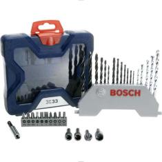 Jogo de Brocas e Pontas X-Line 33 peças 2607017398 Bosch, 33 peças