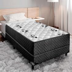Cama Box Conjugada Solteiro 5cm Ortopédica