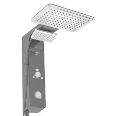 Chuveiro Hydra Falls Eletrônico Preto/Cromado 127V Dpfs.E.55