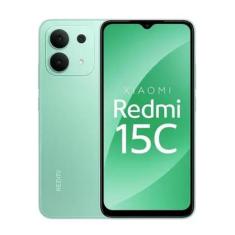 Smartphone Xiaomi Redmi 15C 8GB RAM 256GB ROM Versão Global Mint Green (Verde Menta)