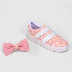 Tênis Infantil Tininha Floral Menina-Feminino