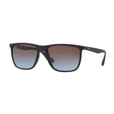 Óculos de Sol Ray-Ban 0RB4288L 601S48 Tam 57 / Preto Fosco - Lentes Azul Gradiente