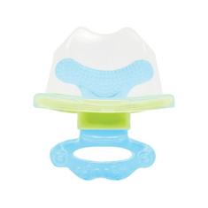 Mordedor com massageador de gengiva azul Buba, Azul