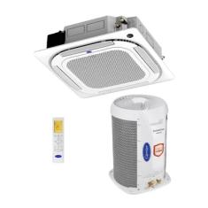 Ar Condicionado Split Carrier Cassete 4 Vias Inverter 28.000 Btu/h Quente Frio Monofásico Branco 40kvqd28c5 - 220v
