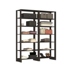 Closet Modulado 2 Peças 12 Prateleiras Yes - Nova Mobile