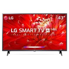SmartTV LG 43&quot; Full HD 43LM6370 WiFi Bluetooth HDR ThinQAI Dark Iron Gray Bivolt