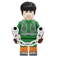 Boneco Blocos De Montar Might Guy Naruto Mangá