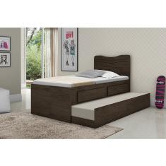 Cama Bi-Box Rubi Amendoa