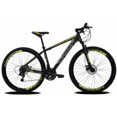 Bicicleta Aro 29 Rino Everest Hidraulic Shimano 27 marchas - Kit Sunrace + Trava-Unissex