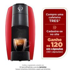 Tres Corações Cafeteira Espresso Lov Automática Vermelha 220v Lov