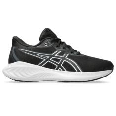 ASICS Tênis feminino Gel-Cumulus 26 Gs (criança pequena), Preto/branco, 1 Big Kid
