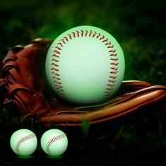 ARTWIND Bola de beisebol iluminada, beisebol que brilha no escuro para jogar pegar e acertar à noite, tamanho oficial de beisebol luminoso para meninos e meninas, crianças e fãs de beisebol, pacote