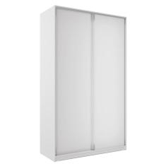 Guarda-Roupa Solteiro Zermatt 100% MDF  2 PT 3 GV Branco
