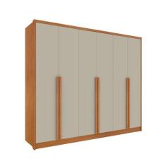 Guarda Roupa Casal 100% MDF 6 Portas 6 Gavetas Realeza s/ Espelho s/ p