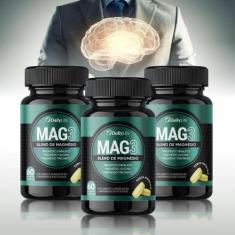 Kit 3x Mag3 Magnesio Treonato Dima lato Glicina 60 Tabletes Saborizado