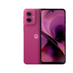Smartphone Motorola Moto g55 5G Rosa 256GB, 8GB RAM + 8GB RAM Boost, Câmera Traseira de até 50MP com AI, NFC, Tela 6.5" com Superbrilho