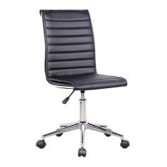 Cadeira de Escritório Secretária Giratória Marilyn Preta - Mobly