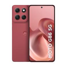 Smartphone Motorola Moto g86 5G - 256GB 24GB (8GB RAM+16GB Ram Boost) Tela 1.5K pOLED, 50MP Sony camera OIS Moto AI, videos em 4K, IP68 + IP69