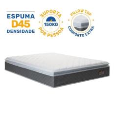 Colchão de Espuma D45 Pillow Top Fort Comfort Queen 158 cm - Lucas Col