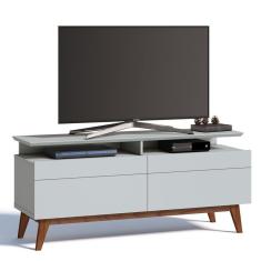 Rack Classic 146cm 2 Gavetas com Prateleira Branco Imcal