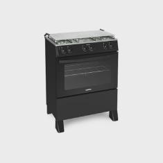 Fogão de Piso Itatiaia 5 Bocas Star New Preto – Bivolt