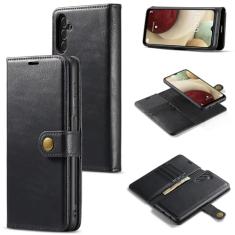Asuwish Capa de celular para Samsung Galaxy A14/M14 5G carteira magnética destacável com protetor de tela de vidro temperado flip slot para cartão A 14 4G 14A 14M G5 bolsa feminina masculina e