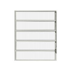 Vitro Basculante Alumínio Branco 1.00 (A) x 1.00 (L) - Hale