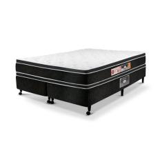 Cama Box Queen Castor Black e White Air Double Face D33 158x198x54 + B