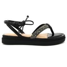 Sandalia Dakota Y7632 Flatform Papete Elastico Feminino, 36, Preto