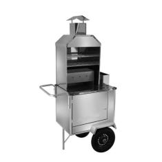 Carrinho de Churrasco Simples com Rodas Pneumáticas - Cefaz