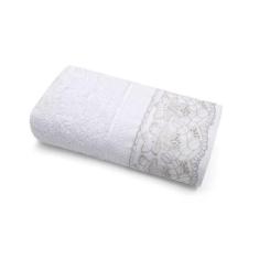 Toalha de Banho Melody com Renda Buettner, Cassia Branca