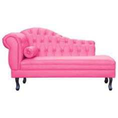 Divã Recamier Larissa Lado Direito material sintético Cores - DS Estof