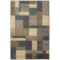 Tapete Capri 5771 Geometrico 2,00X3,00M 200X300Cm Turquesa - Sao Carlo