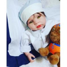Bebe reborn  corpo de tecido    - BONECA BEBE REBORN 