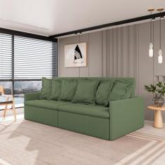 Sofá Retrátil e Reclinável 4 Lugares 280cm Dália CabeCasa MadeiraOrigi