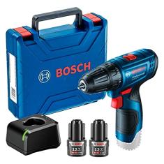 Bosch Parafusadeira Furadeira GSR 120-LI 12V com 2 baterias, 1 carregador e maleta