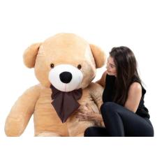 Urso De Pelúcia Gigante Teddy 1,70m - 307 - Luck Baby , Doce de leite 
