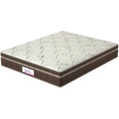 Colchão King Molas Ensacadas MasterPocket ProDormir Miami Euro Pillow 