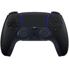 Controle Sem Fio PS5 DualSense Midnight Black Original Sony Preto, Mid