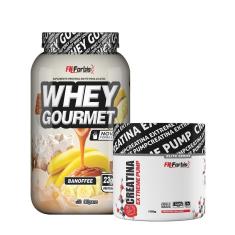 Kit Whey Protein Gourmet Pote 907g + Creatina Extreme Pump Elite Series 150g - FN Forbis Nutrition-Unissex