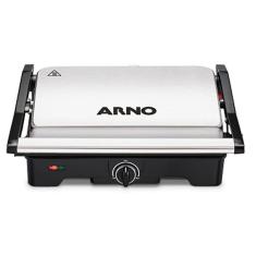 Grill Elétrico Hambúrguer Carne Legumes Arno Dual 1100W 220V