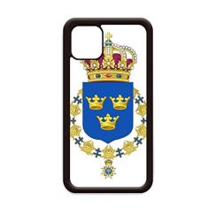 Capa com emblema nacional da Suécia Europa para iPhone 12 Pro Max para Apple Mini Mobile Case Shell