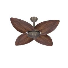 Ventilador Teto Bronze Winds 4 Pás Imbuia Turbo Ventax 220V