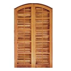 Porta Balcão Itauba Abrir em Arco 1,20 X 2,10 Rodam Natural