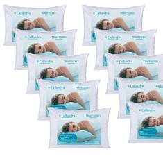 Kit 8 Travesseiros Percal 200 Fios 100% Algodão Callandra