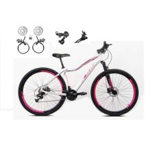 Bicicleta Aro 29 Feminina Ksw Mwza Alumínio 21V Câmbios Shimano Tz Freios Hidráulicos Suspensão Dt-Feminino