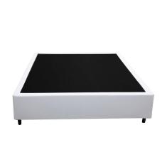 Base Box Viúva Santo Box Sintético Branco 40x128x188