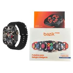 Relógio Inteligente Smartwatch W53 7 Pulseiras Série 9 Academia Esport