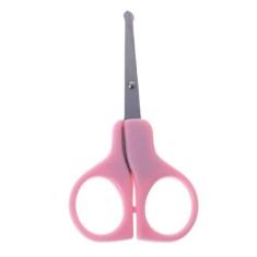 Tesoura Para Unhas Infantil Com Ponta Arredondada Marco Boni, Rosa